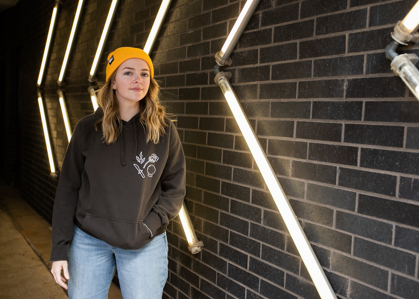 OKGAR Make Your Own Luck Hoodie - Black