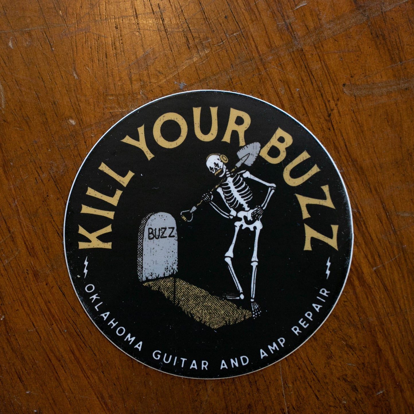 OKGAR "Kill Your Buzz" Sticker